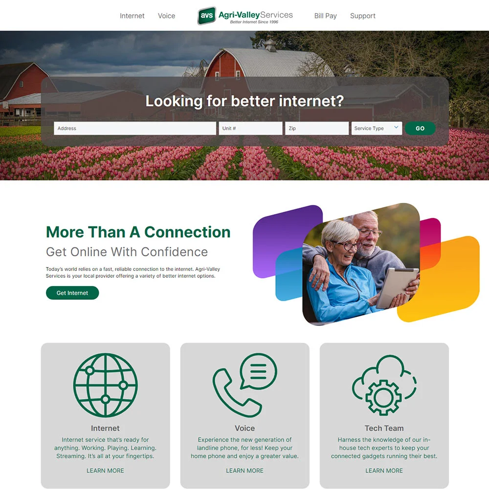 Agri-Valley Services Homepage top