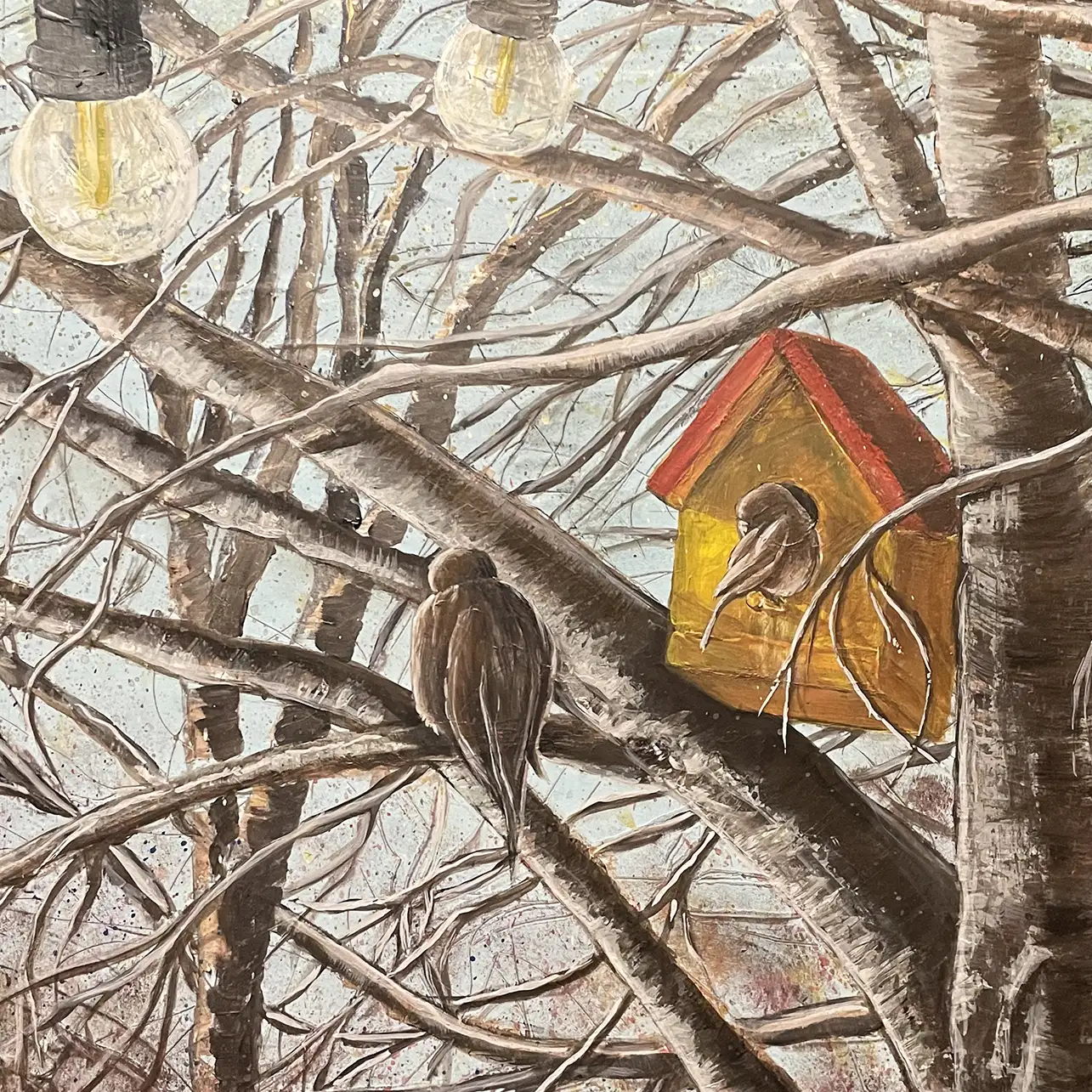 Birdhouse painting by RCi