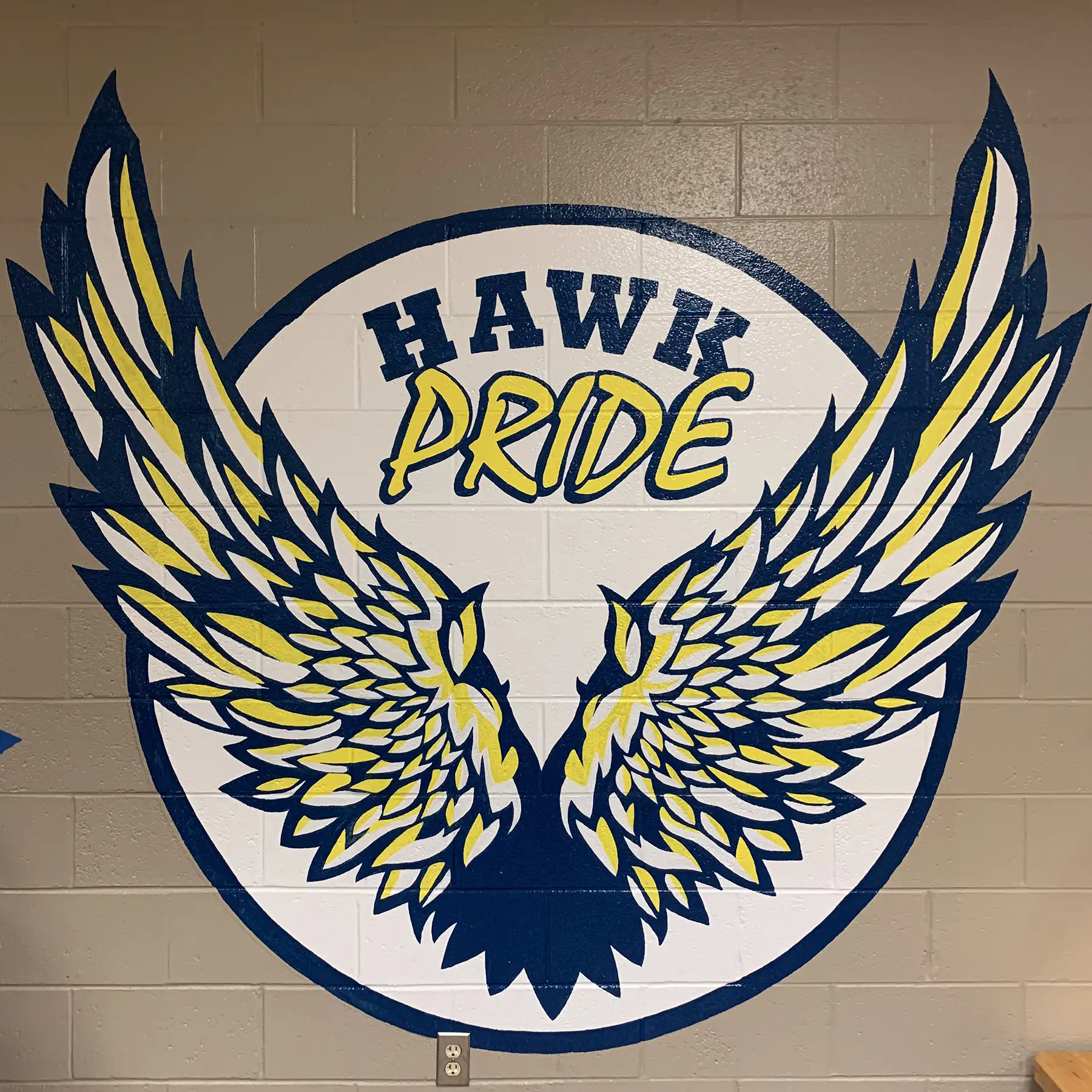 Hawk Pride mural