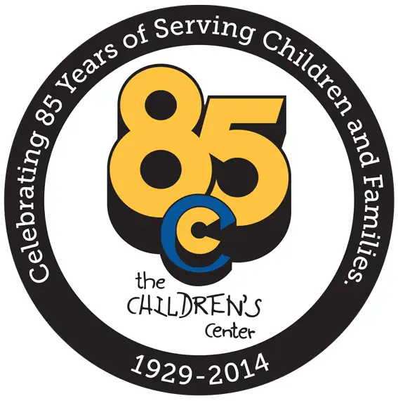 the Children's Center 85th anniversary logo design