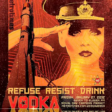Vodka tasting party design